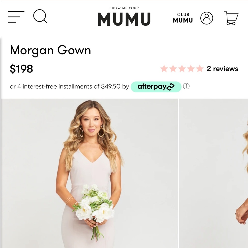 Show Me Your MuMu - Morgan Gown, Show Me The Ring Stretch Crepe